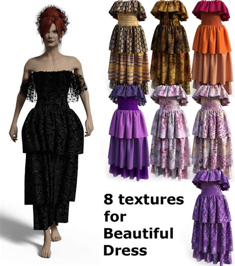 Beautiful Dress Additional Textures