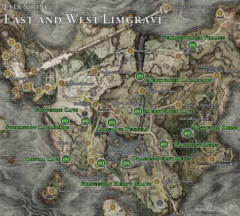 Elden Ring Guide Limgrave Dungeon Locations And Rewards Mobitool