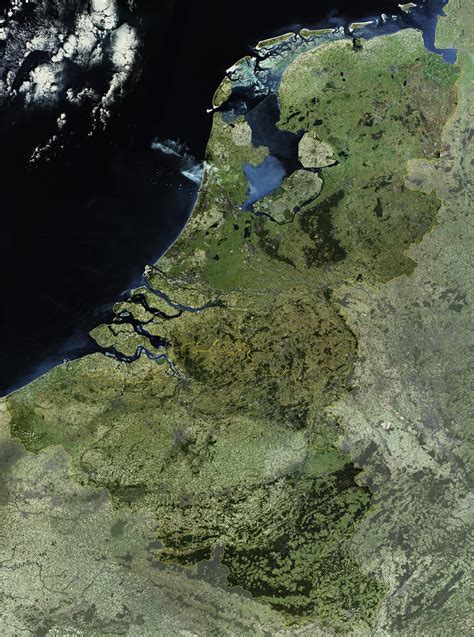 Digital Satellite Map Benelux 37 The World Of