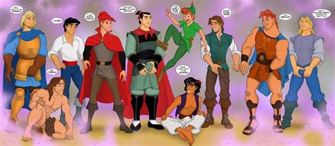 Aladdin And His Disney Dudes Orgy ~ A Shediaphiles Dream Cum True