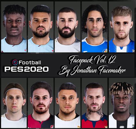 Pes 2020 Facepack Vol 12 By Jonathan Facemaker