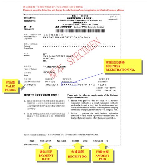 How To Apply For A Business Registration Number And Certificate In Hong