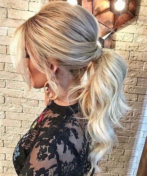 Irresistible High Pony Long Prom Hairstyles 2019 To Look