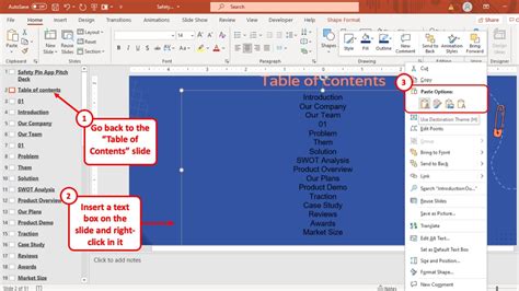Create Table Of Contents In Powerpoint With Links Brokeasshome Com