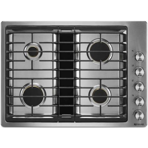 Buy Jennair 30 Inch Built In Gas Cooktop With Downdraft Ventilation