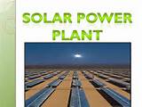 Ppt On Solar Power Plant Pictures
