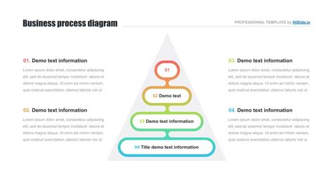 4 Level Pyramid Diagram Ppt Template Free Download Hislide