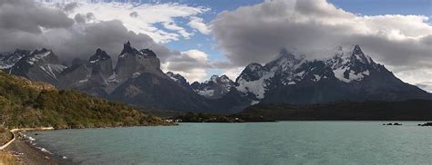 Chile Torres Del Paine Travel Nature Patagonia Mountains Lake