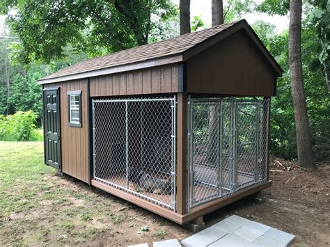 However, some dogs prefer the outside. Learn more about prefab dog kennels! | Dog kennel, Dog ...