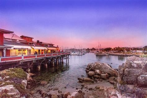 Photo Of Fishermans Wharf Monterey Ca United States Sunset At The