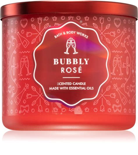 Bath And Body Works Bubbly Rose Doftljus