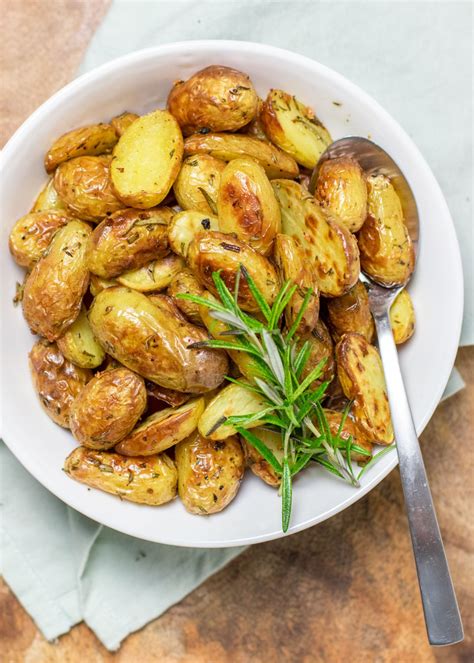 Krieltjes uit de oven met verse rozemarijn knoflook