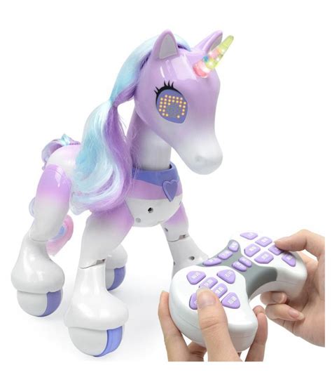 Smart Remote Control Unicorn Toy Intelligent Touch Induction With Light