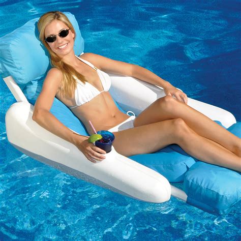 Swimline Sunsoft Sunchaser Adjustable X Lounge Swimming Pool Float EBay