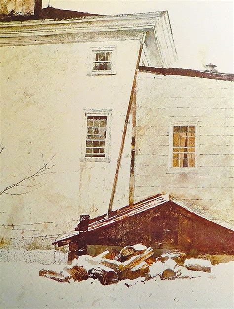 Andrew Wyeth 1917 — 2009 Usa At The Kuerners Farm Watercolor