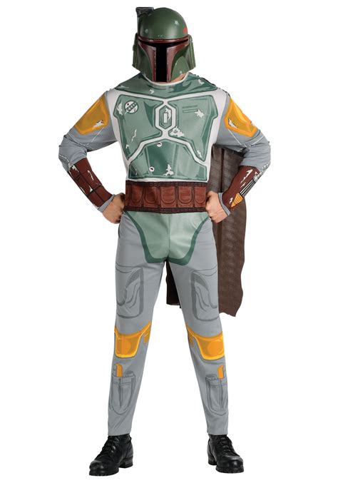 The yellow, green and gray, highly. Boba Fett Adult Costume
