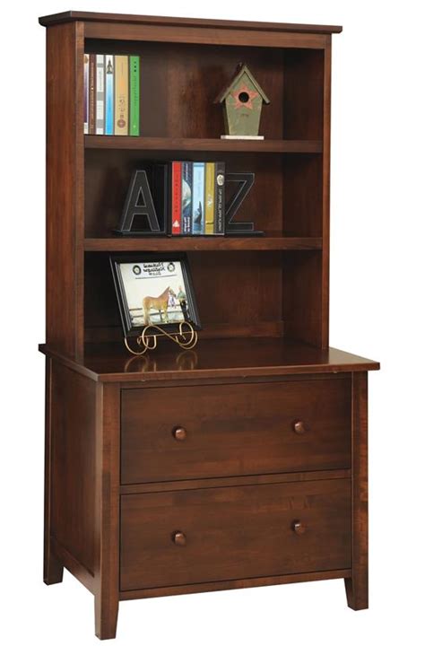 36″w x 20″d walnut storage cabinet cab014126. Manhattan Lateral File with Optional Bookshelf from ...