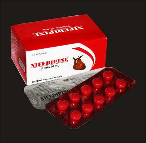 Allopathic Nifedipine Tablets 20 Mg For Clinical Id 12028826891