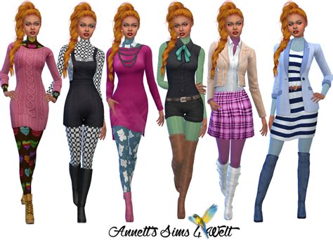 Annetts Sims 4 Welt Accessory Knitted Jumpsuits