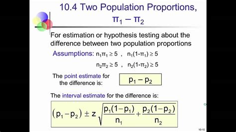 Chapter Confidence Intervals For Paired Samples And Two Population Proportions Youtube