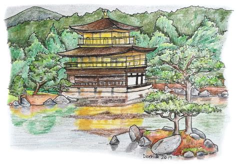Kyoto In Sketches Japans Cultural Heart Stickymangorice Kyoto
