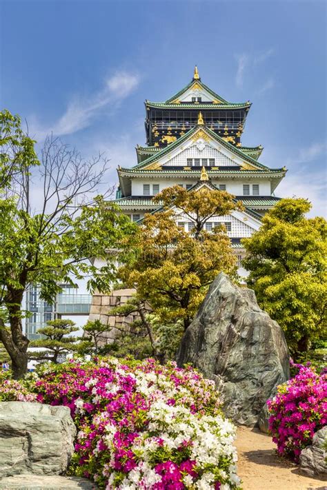Osaka Japan The Castle Stock Image Image Of Place 173743245