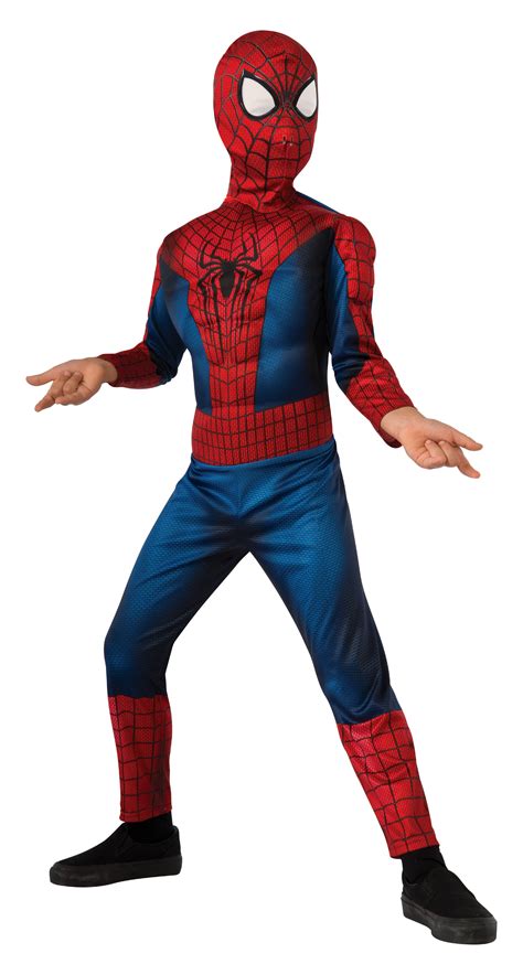 Rubies Deluxe Spider Man Boys Halloween Fancy Dress Costume For Child