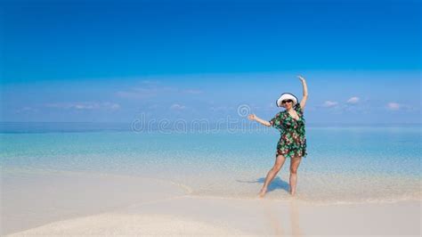 Maldives Woman In Boat Stock Photo Image Of Climate 75233718