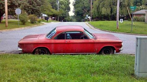 Resurrection In Red 1961 Chevy Corvair Monza Barn Finds