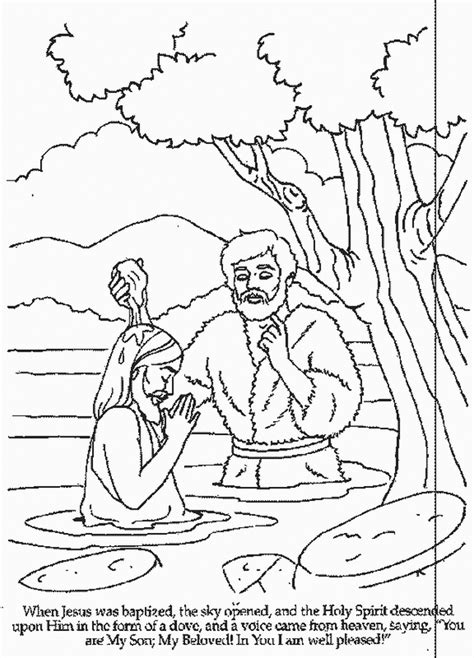 Click the baptism of jesus coloring pages to view printable version or color it online (compatible with ipad and android tablets). Coloring Jesus Baptism For Kids - colouring mermaid