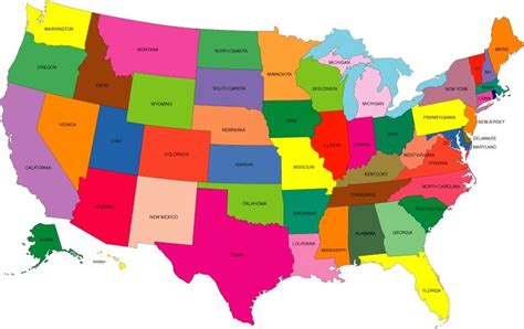 Us Map Color States Elegant Good Colors To Color Us Map Us Map Of