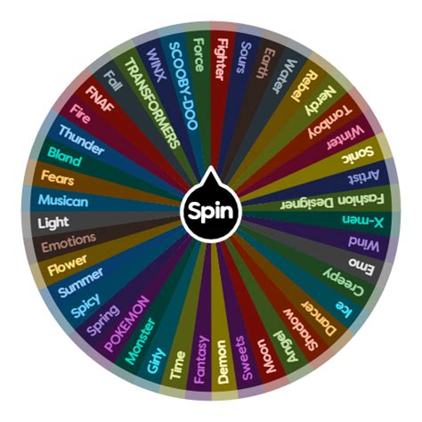 Original Character Themes Spin The Wheel App