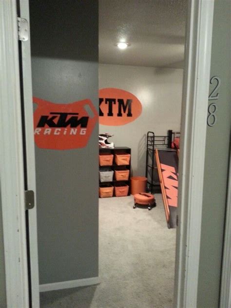 Need some cool but cheap diy boys room decor ideas? Pin on Brendan's KTM Cave