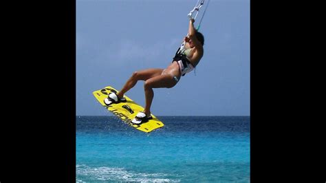 Kitesurfing In Curacao Gyrocopter Girl With Girlfriend Youtube