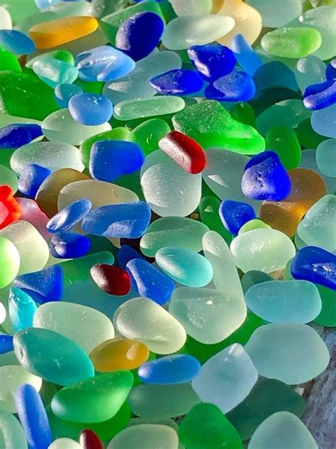 Seaglass Sea Glass Stone Beautiful