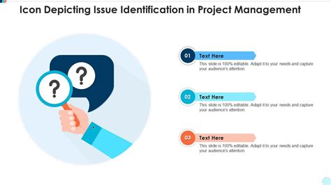 Icon Depicting Issue Identification In Project Management