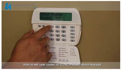 dsc alarm pk5501 user manual
