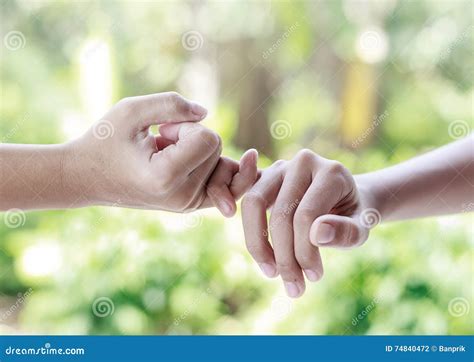 little finger making promise hand gesture isolated on white background body language clipping