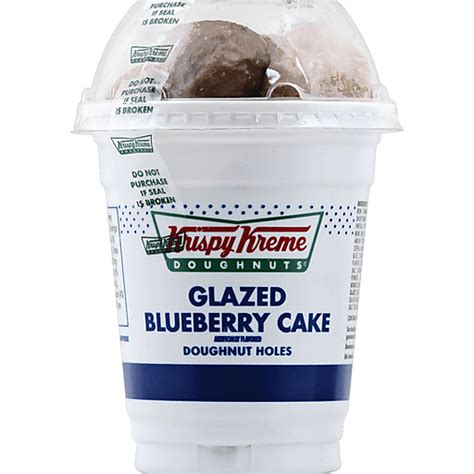 Krispy Kreme Doughnut Holes Glazed Blueberry Cake 48 Oz Donuts