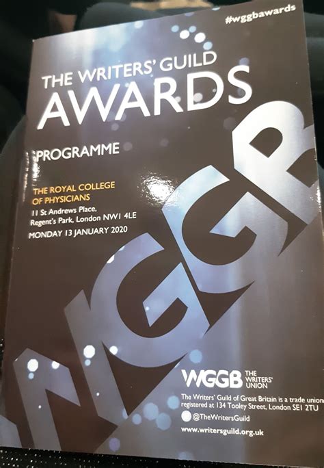 writers guild of great britain awards report 2020 script angel