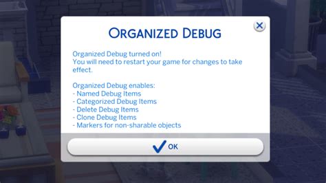 How To Use The Sims 4 Debug Cheat 2024