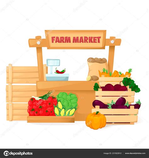 Farmers Marketeco Organic Local Shop Selling Fruit And Vegetables