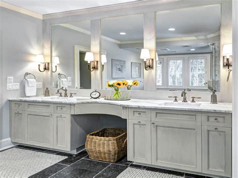 White bathroom vanity cabinet itself is typically still offers available storage space below the countertop. Blooming Bathroom Vanities Makeup Area Bathroom ...