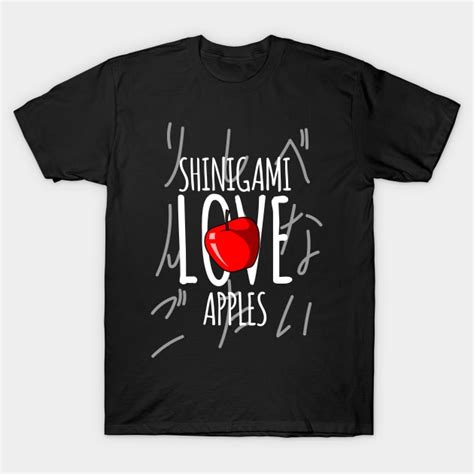 Shinigami Love Apples T Shirt Death Note Shop