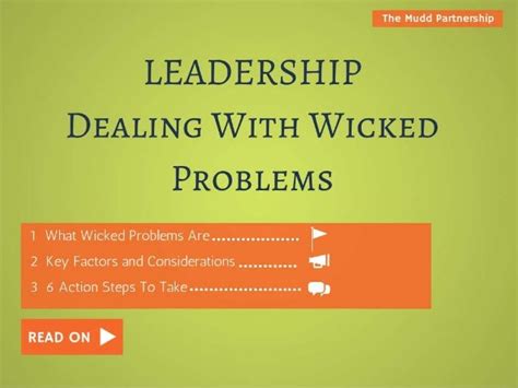 The Wicked Problems Leaders Face Forum Theatre Accessible