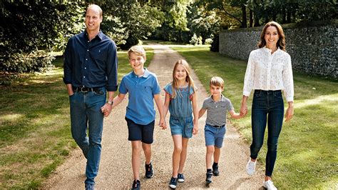 Prince William Kate Middleton Beam As They Hold Hands With Their Three