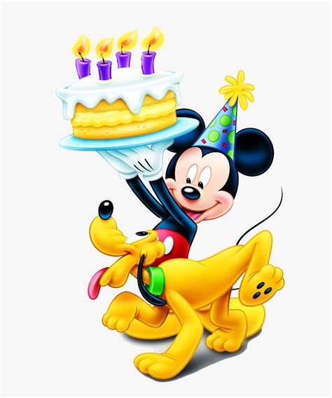 Birthday Mickey Mouse Background Hd Png Download Kindpng