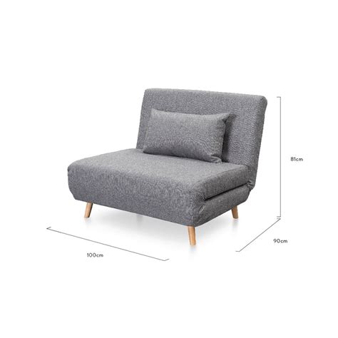 Clc2507 Dco Single Seater Sofa Bed Cloudy Calibre Furniture