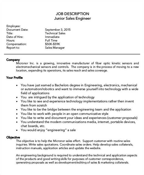 10 Engineer Job Description Templates Pdf Doc