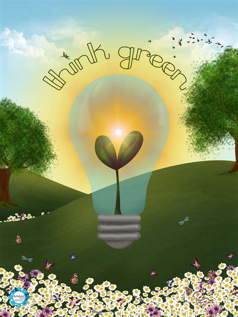 Think Green In Honor Of Earth Day Please Feel Free To Download And